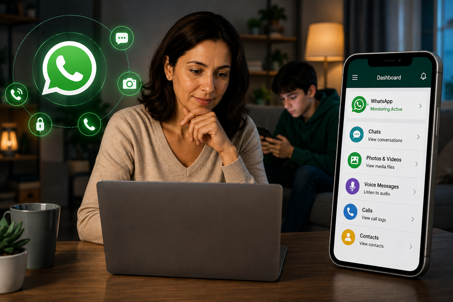 Parental WhatsApp Safety Dashboard