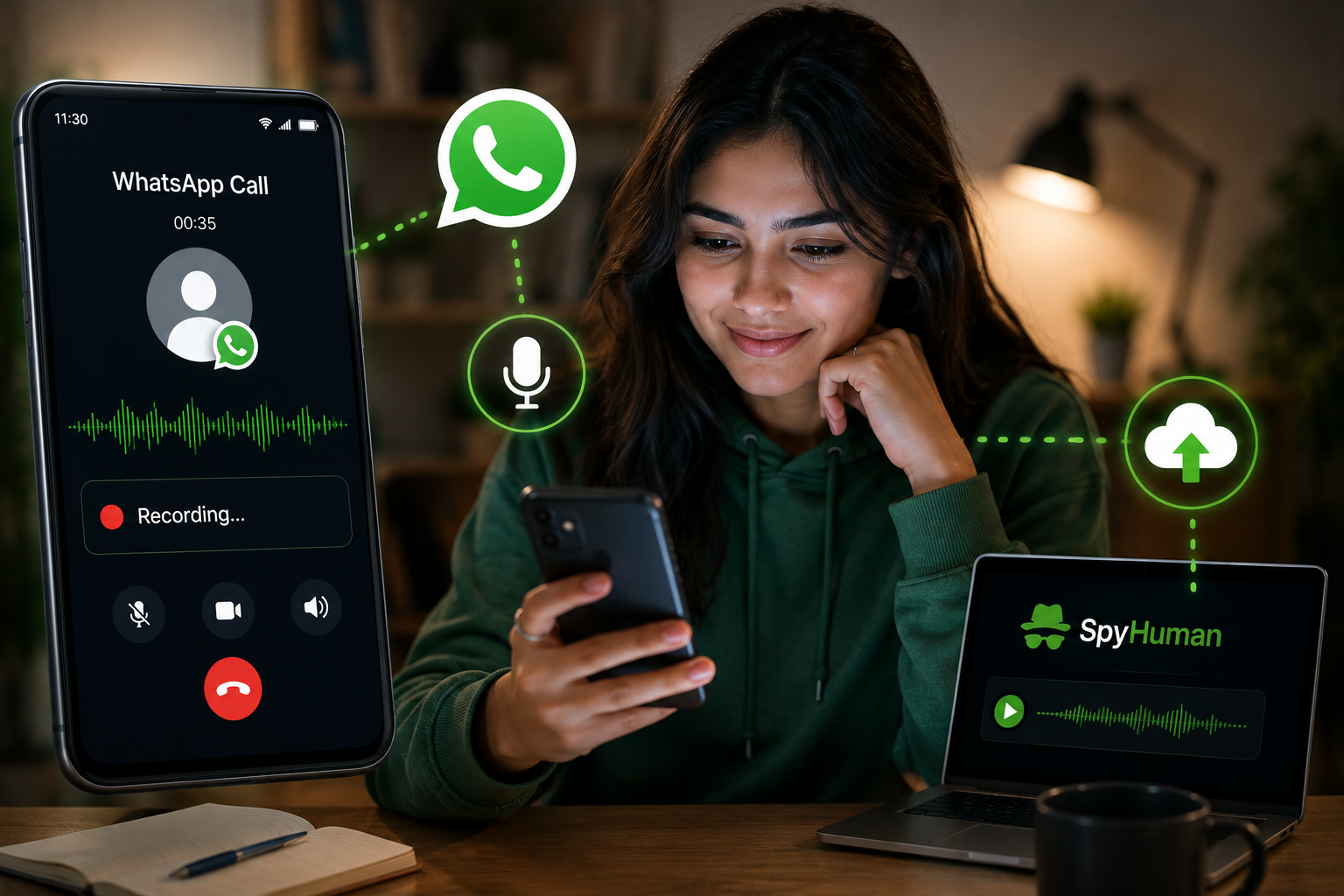 WhatsApp Call Recording Setup