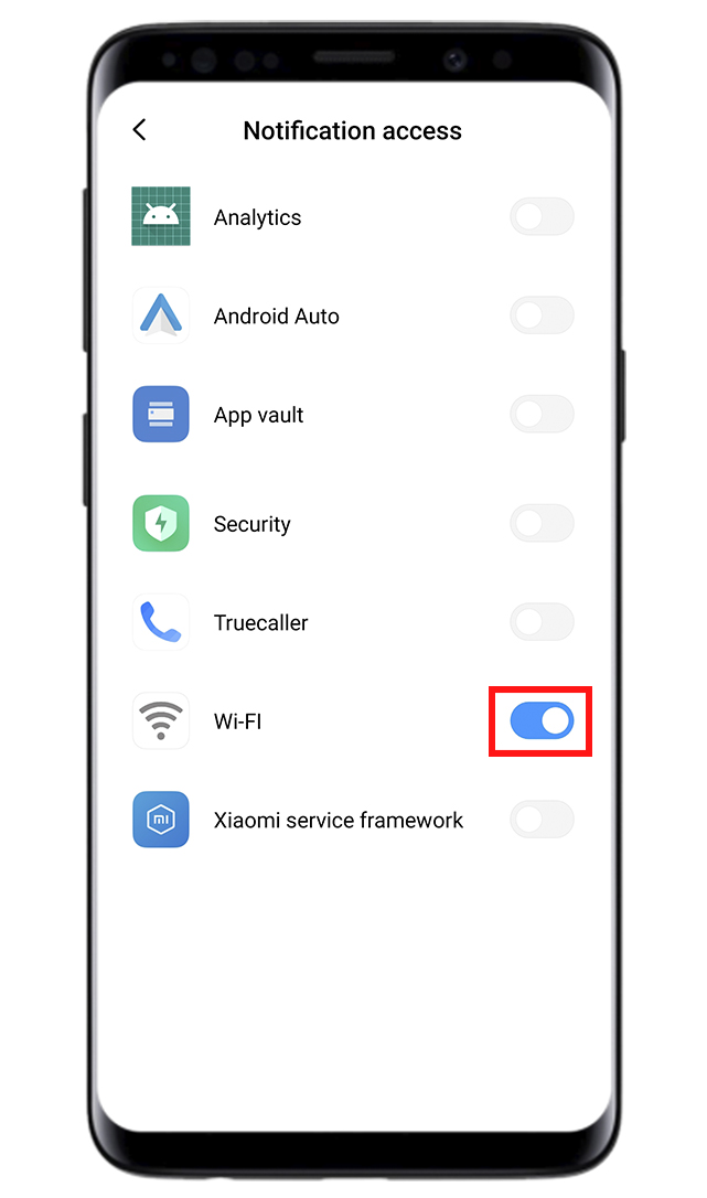 Allow-Notification-access permission to app