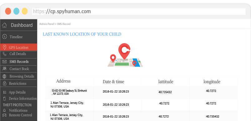 Location Tracker | Android GPS Tracker | SpyHuman